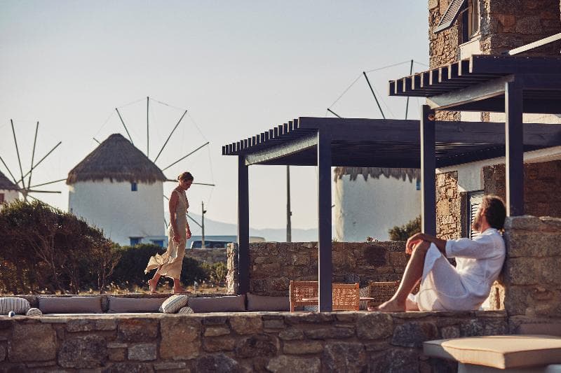 Windmill view aperitivo