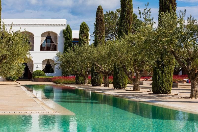 Poolside serenity