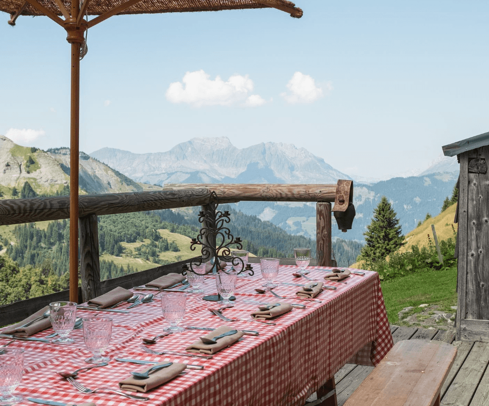 A mountain table 